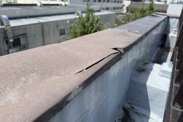 【笠木交換工事】神奈川県横浜市の社屋ビル